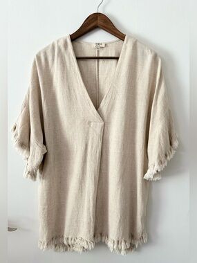 Umgee Linen Blend Top - Effortless Boutique Style (Size Small)